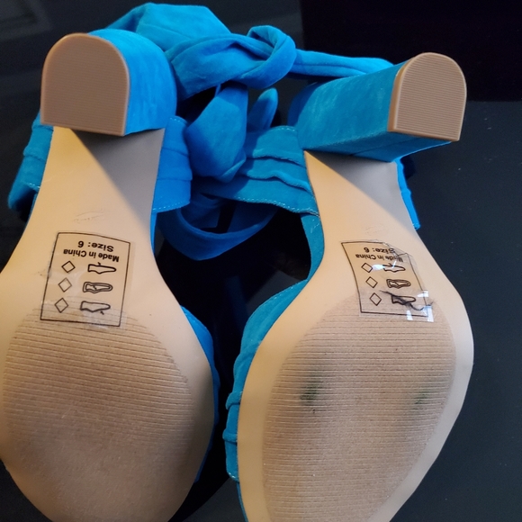 Turqouise Sandals - Picture 2 of 2